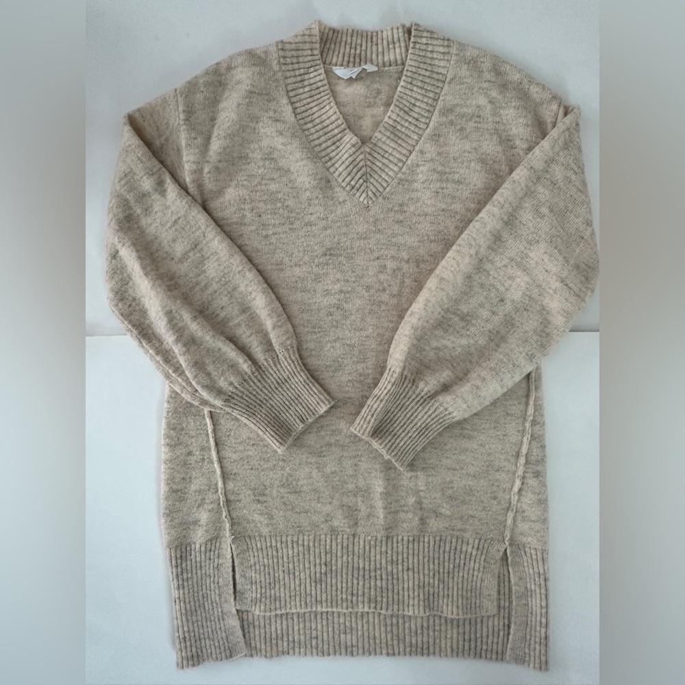 Time and Tru Cream Sweater Dress Size Small